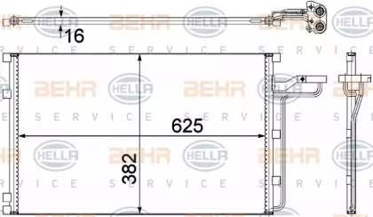 Конденсатор BEHR HELLA SERVICE 8FC 351 307-621