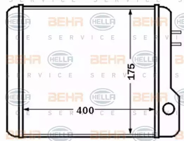 Теплообменник BEHR HELLA SERVICE 8FH 351 308-371