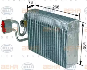 Испаритель BEHR HELLA SERVICE 8FV 351 309-011