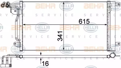 Конденсатор BEHR HELLA SERVICE 8FC 351 309-134