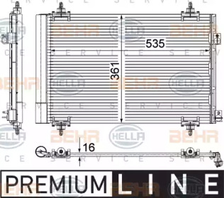 Конденсатор BEHR HELLA SERVICE 8FC 351 309-351