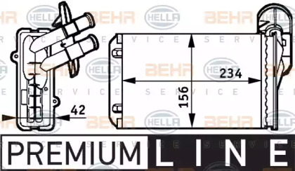 Теплообменник BEHR HELLA SERVICE 8FH 351 311-041