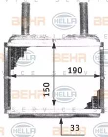 Теплообменник BEHR HELLA SERVICE 8FH 351 311-771