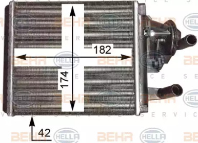 Теплообменник BEHR HELLA SERVICE 8FH 351 313-004