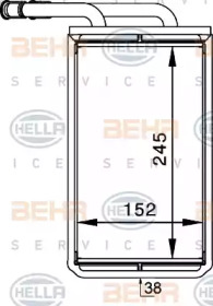 Теплообменник BEHR HELLA SERVICE 8FH 351 313-101