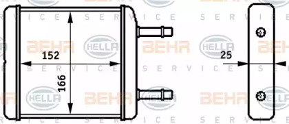 Теплообменник BEHR HELLA SERVICE 8FH 351 313-181