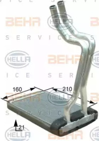 Теплообменник BEHR HELLA SERVICE 8FH 351 314-791