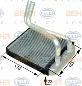 Теплообменник BEHR HELLA SERVICE 8FH 351 315-311