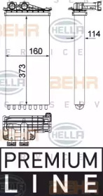 Теплообменник BEHR HELLA SERVICE 8FH 351 315-581