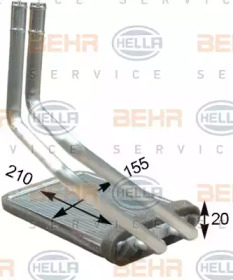 Теплообменник BEHR HELLA SERVICE 8FH 351 315-691