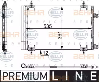 Конденсатор BEHR HELLA SERVICE 8FC 351 317-571