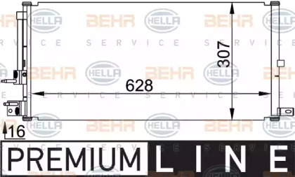 Конденсатор BEHR HELLA SERVICE 8FC 351 318-401