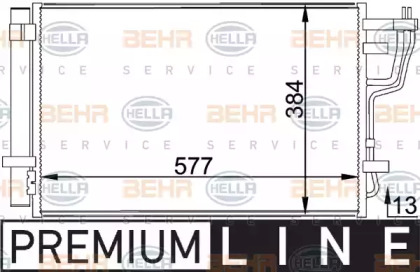 Конденсатор BEHR HELLA SERVICE 8FC 351 318-441