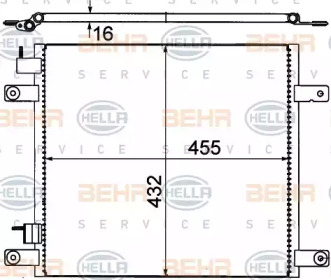 Конденсатор BEHR HELLA SERVICE 8FC 351 318-631