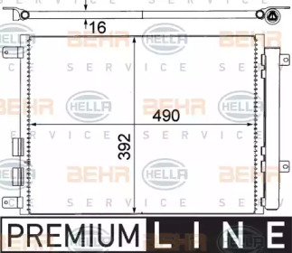 Конденсатор BEHR HELLA SERVICE 8FC 351 318-641