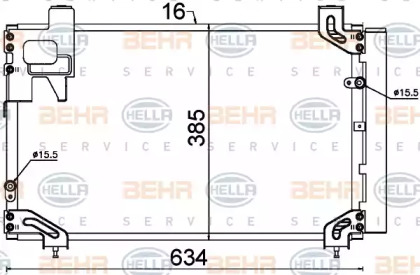 Конденсатор BEHR HELLA SERVICE 8FC 351 318-751