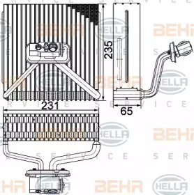 Испаритель BEHR HELLA SERVICE 8FV 351 330-151