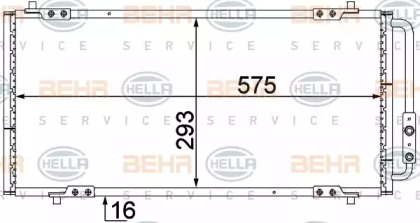 Конденсатор BEHR HELLA SERVICE 8FC 351 330-461