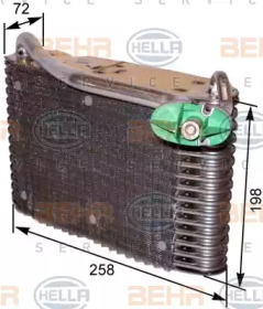 Испаритель BEHR HELLA SERVICE 8FV 351 330-561