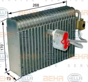 Испаритель BEHR HELLA SERVICE 8FV 351 330-591