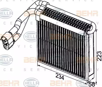 Испаритель BEHR HELLA SERVICE 8FV 351 330-771