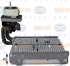 Испаритель, кондиционер BEHR HELLA SERVICE 8FV 351 331-121