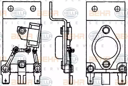 Резистор BEHR HELLA SERVICE 9ML 351 332-031