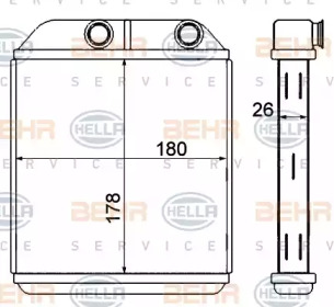 Теплообменник BEHR HELLA SERVICE 8FH 351 333-154