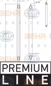 Осушитель, кондиционер BEHR HELLA SERVICE 8FT 351 335-301