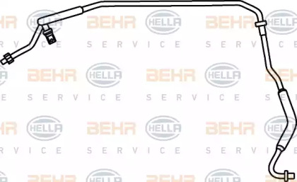 Трубопровод высокого давления, кондиционер BEHR HELLA SERVICE 9GS 351 337-291