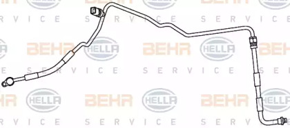 Трубопровод высокого давления, кондиционер BEHR HELLA SERVICE 9GS 351 337-361