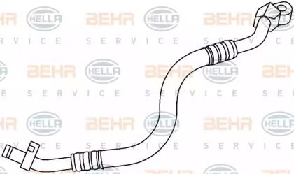 Трубопровод высокого давления, кондиционер BEHR HELLA SERVICE 9GS 351 337-521