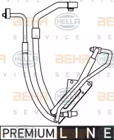 Шлангопровод BEHR HELLA SERVICE 9GS 351 337-591