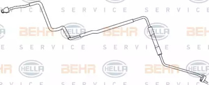 Трубопровод высокого давления, кондиционер BEHR HELLA SERVICE 9GS 351 337-601