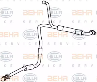 Трубопровод высокого / низкого давления, кондиционер BEHR HELLA SERVICE 9GS 351 337-691