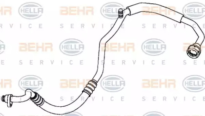 Трубопровод низкого давления, кондиционер BEHR HELLA SERVICE 9GS 351 338-251