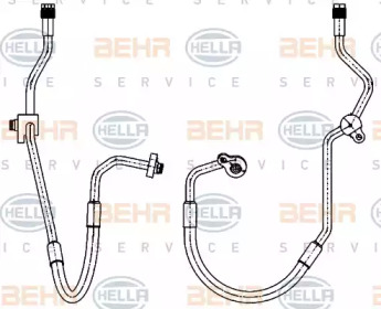 Шлангопровод BEHR HELLA SERVICE 9GS 351 338-451