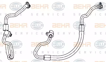 Трубопровод низкого давления, кондиционер BEHR HELLA SERVICE 9GS 351 338-491