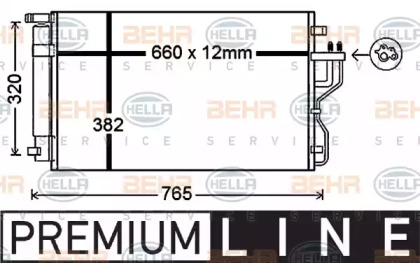 Конденсатор BEHR HELLA SERVICE 8FC 351 343-091