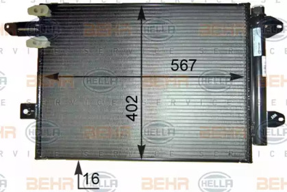 Конденсатор BEHR HELLA SERVICE 8FC 351 343-461