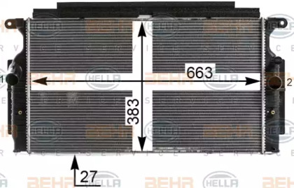 Теплообменник BEHR HELLA SERVICE 8MK 376 700-461