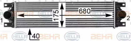 Теплообменник BEHR HELLA SERVICE 8ML 376 700-641