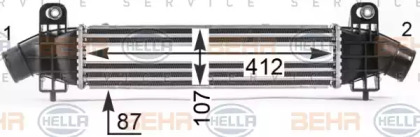 Теплообменник BEHR HELLA SERVICE 8ML 376 700-731