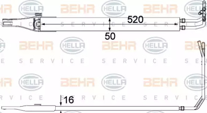 Теплообменник BEHR HELLA SERVICE 8MO 376 701-611