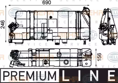 Резервуар BEHR HELLA SERVICE 8MA 376 705-261