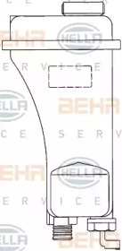 Резервуар BEHR HELLA SERVICE 8MA 376 705-411