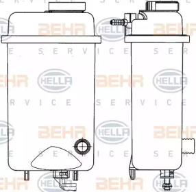 Резервуар BEHR HELLA SERVICE 8MA 376 705-431