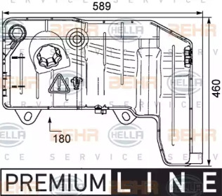 Резервуар BEHR HELLA SERVICE 8MA 376 705-511