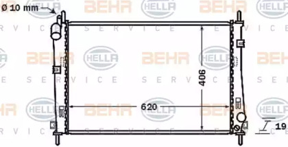 Теплообменник BEHR HELLA SERVICE 8MK 376 705-551