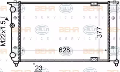 Теплообменник BEHR HELLA SERVICE 8MK 376 705-561